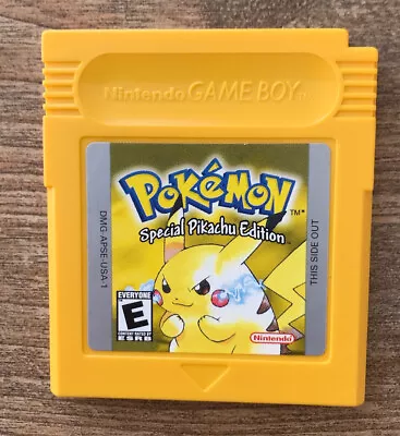 Pokemon Yellow Nintendo Gameboy Color Advance Game Cartridge GENUINE! GC! • £42.75