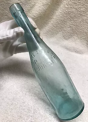 ANTIQUE BITTER MINERAL WATER BOTTLE 1870s • $22.50