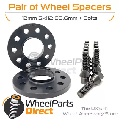 Spacers & Bolts 12mm For Merc E-Class E55 AMG [W210] 98-02 On Aftermarket Wheels • $80.14