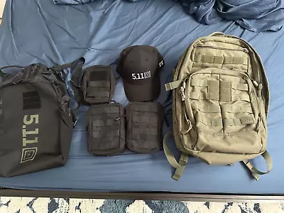 5.11 Rush 12 24 L Tactical Backpack Ranger Green  (Used) Bundle • $65