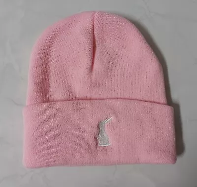 Bunny Rabbit Animal Knit Skull Cap Hat Beanie PINK • $9.99