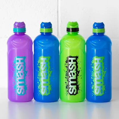 4 Pack Large 1 Litre BPA Free Plastic Water Drink Bottles School Kids Sport Gym • £17