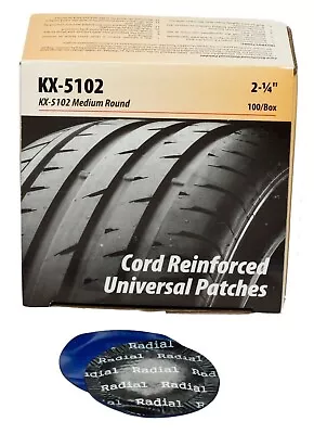 Rema Kex KX-5102 Universal Medium Round Reinforced Tire Repair Patch 2-1/4” • $46.99