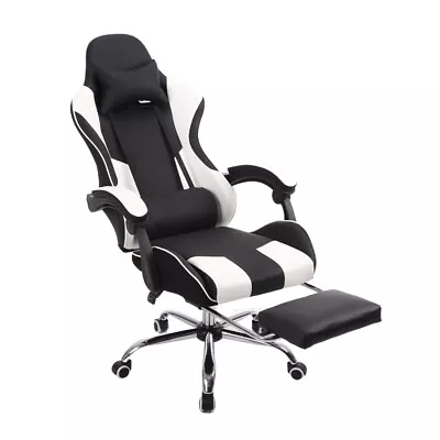 Gaming Desk Office Computer PC Swivel Desk Chair Seat Home Study Racing Recliner • £49.99