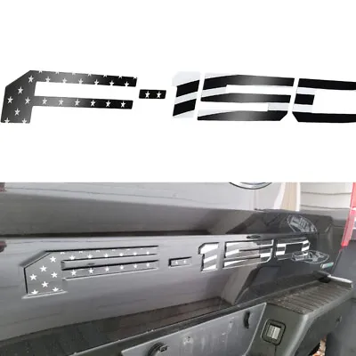 Black White Raised Tailgate Insert Letters For F150 2018 2019 2020 Rear Emblem • $17.99