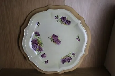 £6.99 • Buy Britannia Pottery Art Nouveau Raised Cake Plate, Gateau Plate
