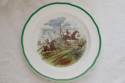 Copeland Spode  Off The Draw  Plate JF Herring Hunt Scene SeriesChristmas Colors • £26.98