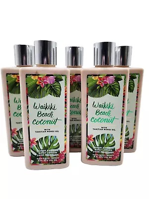 NEW! 5x Bath & Body Works WAIKIKI BEACH COCONUT W/ Tahitian Monoi Oil Lotions • $73.59