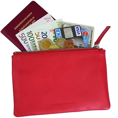 Mandarina Duck Schminck-Tasche Ladies Beauty Case Travel Wallet Leather • $51.26