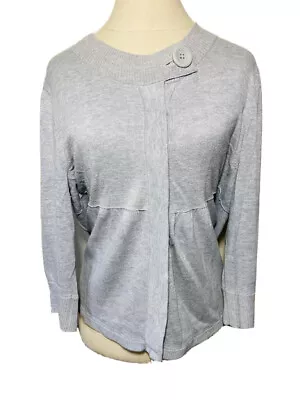 Women's Grey Mossimo Cardigan Size L With One Button In The Neck • $17.31