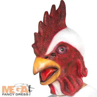 £13.99 • Buy Chicken Mask Adults Fancy Dress Stag Novelty Animal Bird Costume Accessory New