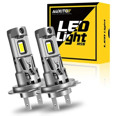 CANBUS H7 LED Headlight Super Bright Bulbs Kit White 22000LM High/Low Beam 6500K • $28.99