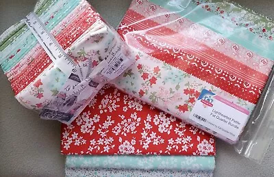 Camille Roskelley LIGHTHEARTED Fat Eighth Fat Quarter Bundle PLUS YARDAGE MODA • $62