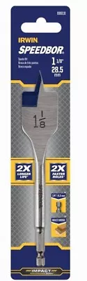 Irwin 88818 Speedbor 1 1/8  X 6  Spade Bit - New • $5.90