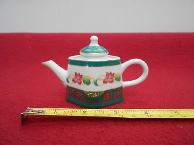 Vintage Miniature Teapot Porcelain Art Collectable Decorative Display Tea Pot • $6.16
