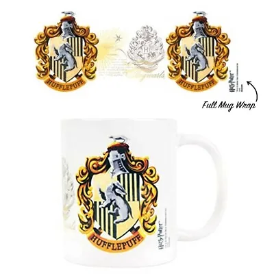 Harry Potter - Hufflepuff Crest Coffee Tea Mug - Licensed **FREE DELIVERY** • $28.95