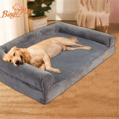 X-Large Memory Foam Dog Bed Pet Cuddler Couch Lounge Waterproof Removable Cover • $29.93