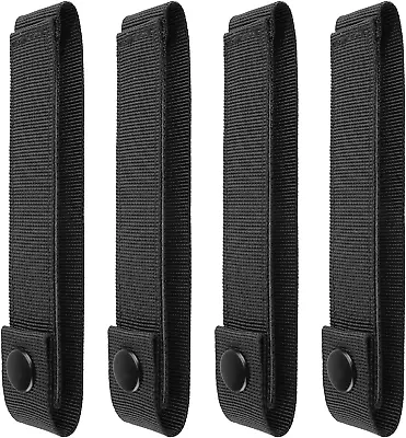 4 Packs Molle Webbing Straps 6 Inch Tactical Attachment Snap Nylon Thumb Straps  • $14.11