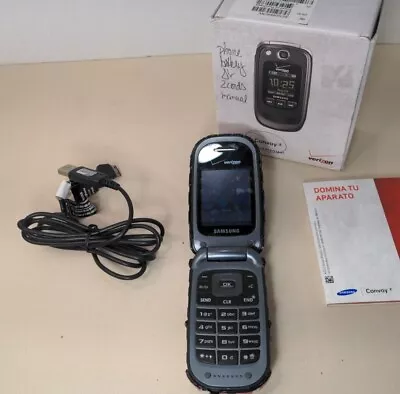 3G Samsung Convoy 2 U660 Verizon Cell Phone Basic Flip Phone Page Plus Excellent • $8.99