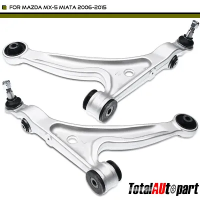 2 Front Left Right Lower Control Arm W/Ball Joint For Mazda MX-5 Miata 2006-2015 • $186.99