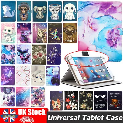 UK Universal 10/10.1 Inch Protective Leather Stand Cover Case For Android Tablet • £10.89