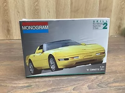 Monogram '91 Corvette ZR-1 Model Kit Sealed C3 Vette 1/24 Sports Car Muscle Car • $14.99