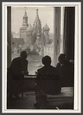 Silhouette Window Kremlin Moscow Light Darkness Abstract Unusual Vintage Photo • $9.99