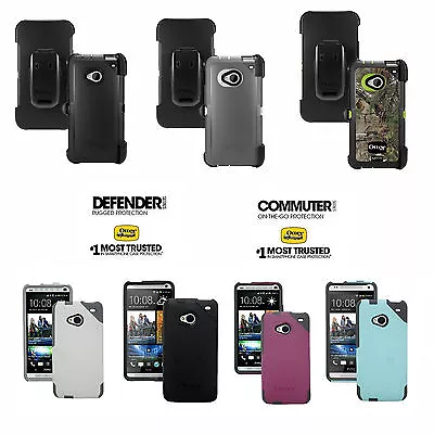 NEW! OtterBox Defender / Commuter Series Hybrid Case For HTC One (M7) • $4.99