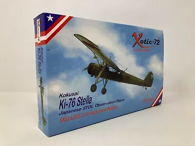 Xotic Kokusai Ki-76 Stella Japanese STOL Observation Plane 1/72 Scale Model Kit • $59.82