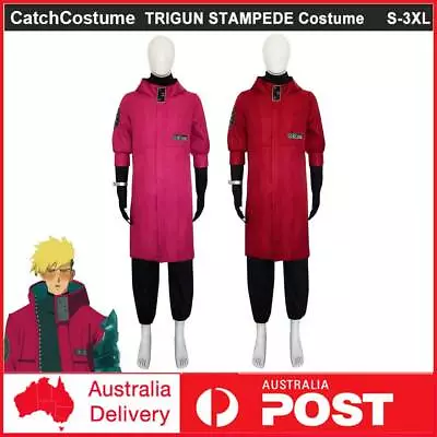 Anime TRIGUN STAMPEDE Vash The Stampede Cosplay Costume Halloween Outfits • $65.23