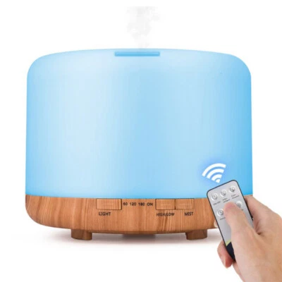$29.45 • Buy 500ML Aroma Aromatherapy Diffuser LED Oil Ultrasonic Air Humidifier Purifier AU