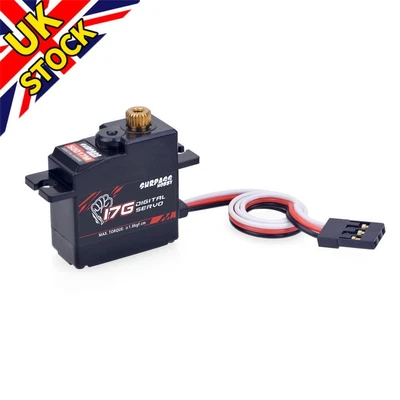 £13.14 • Buy New S0017M Micro Mini Servo Metal Gear 1.8KG Digital Servo For RC Plane Boat Car