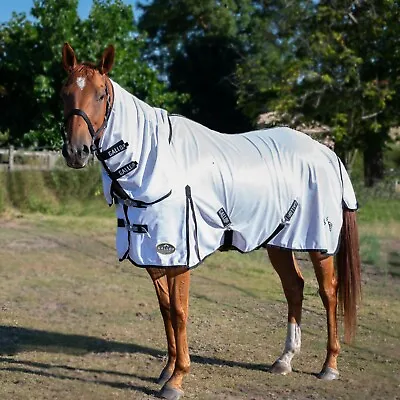 Gallop Essentials Mesh Horse Bug Fly Rug | Full Neck Combo Lightweight | 4'6 -7' • £30.99