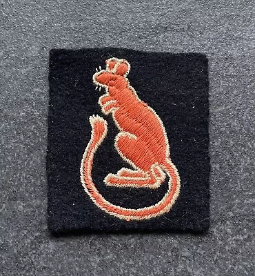 WW2 7th Armoured Division Original Formation Sign Cloth Badge • £25