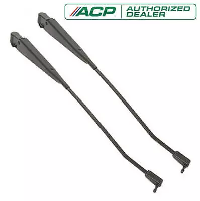 1987-1993 Ford Mustang Outside Wiper Arms Stainless Steel In Black Pair LH & RH • $39.95