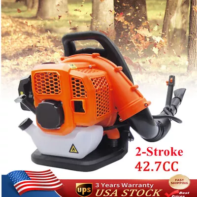 Commercial Gas Leaf Blower Backpack Gas-powered Backpack Lawn Grass Blower USA • $130.15