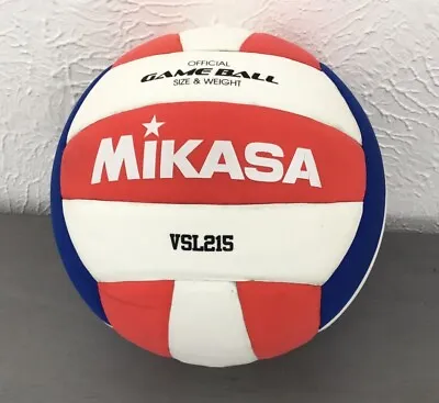 Mikasa Red White & Blue Vsl 215 Usa Soccer Ball Nice Shape Rare • $22