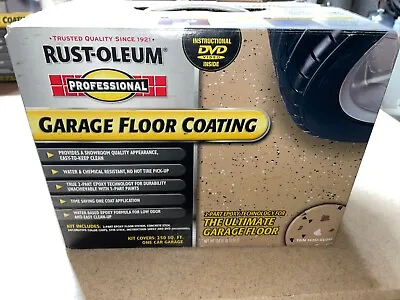 Rust-oleum Professional Garage Floor 2 Part Epoxy Coating Tan Semi-gloss 250 Sq • $69.99