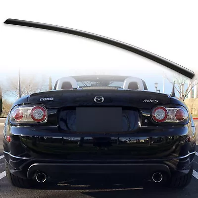 Fyralip Trunk Lip Spoiler For Mazda MX5 Miata NB 98-05 Unpainted Matte Black • $61.56