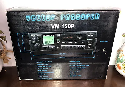 Very Rare New In Box Vector Research VM-120P Din Pull-Out Cassette Receiver • $999.99