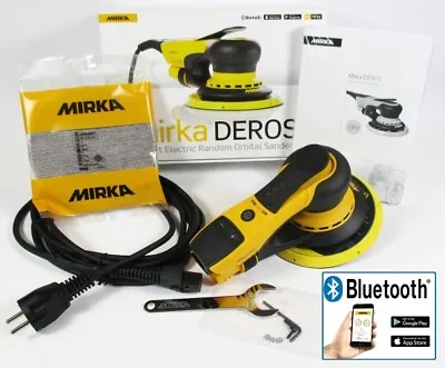 £321.34 • Buy Mirka Deros Electric Random Orbital Sander 150mm 5mm Hub 650CV MID6502011
