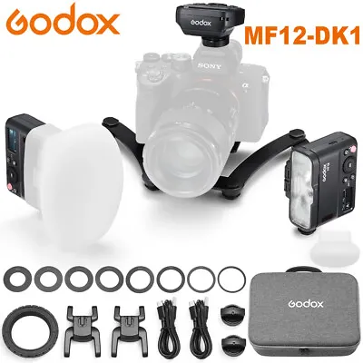 Godox MF12-DK1 Dental TTL/M Macro Ring Dual Head Flash Light Speedlite For Sony • $349