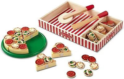 Melissa And Doug Pizza Party Wooden Set #167 #0167 New Sealed • $21.99