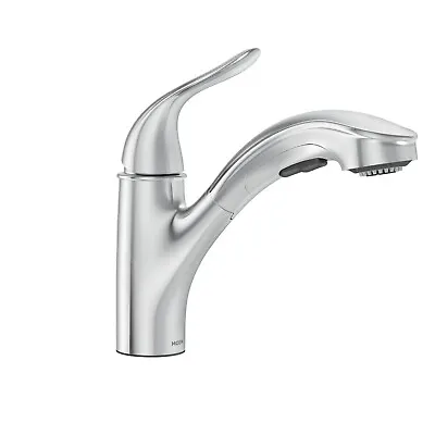 Moen 87557 Brecklyn Pull-Out Sprayer Kitchen Sink Faucet - Chrome READ • $49.95