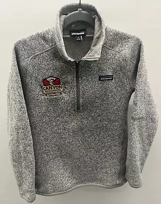 Patagonia Fleece 1/4 Zip Mens Small Gray 'Canyon Bakehouse' Pullover Layer Nice • $27.45