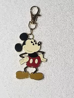 Disney Classic Mickey Mouse Trading Pin Metal Lanyard Medal Keychain Charm 2006 • $9.99