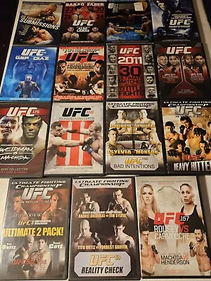 UFC DVDs Events Knockouts Submissions MMA Lot Of 15 • $40