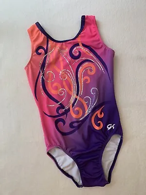 $52.50 • Buy GK ELITE Gymnastics Leotard DREAMLIGHT Sequin Bling WHIMSICAL EVENING Ombré  AM