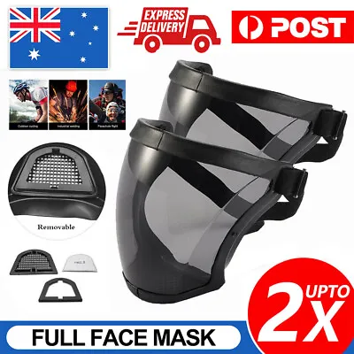 Head Cover Anti-fog Full Face Shield Super Protective Transparent Safety Mask • $11.99