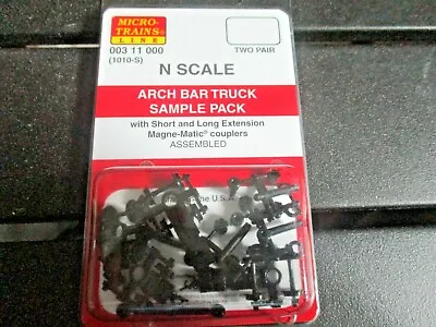 Micro-Trains Stock # 00311000 ARCH BAR Truck Sample Pack Short & Long Extension • $14.95